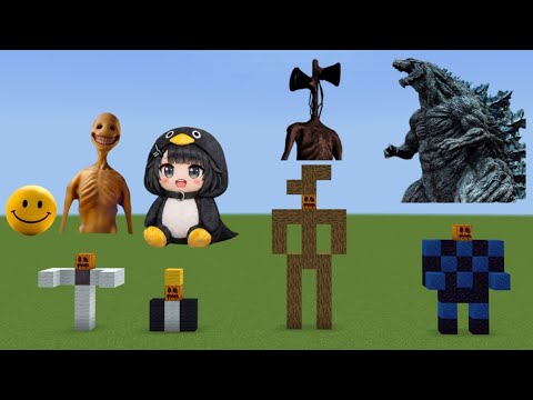 NEVER MAKE A PORTAL TO SirenHead VERITY GUGUGAGA Penguin Godzilla Earth In Minecraft 