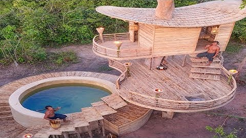 How We Built an 18.5m Tree House with Private Pools | Full Jungle Build