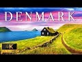 FLYING OVER DENMARK (4K UHD) - Soft Piano Music With Beautiful Natural Landscape (4K Video Ultra HD)