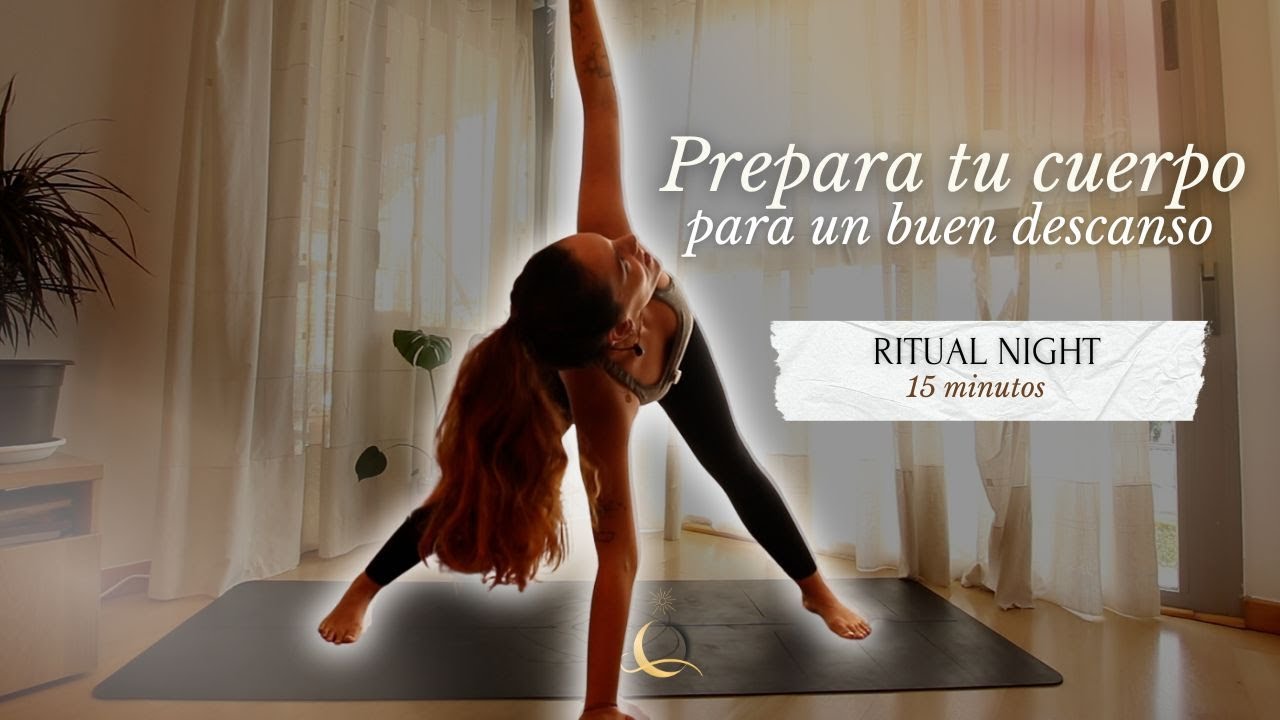 yoga suave para sentirte bien por la noche