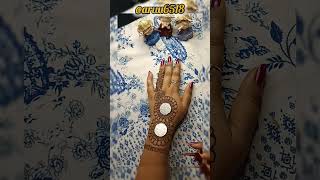 Very Easy coin mehndi design tricks #mehndi design#YouTube #shorts feed #trendingreels