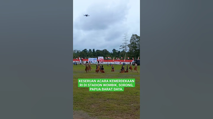 Kemeriahan HUT RI Ke-78 di Papua Barat Daya #shortvideo #fypシ #shorts #short #papua #sorong