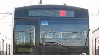 JR東日本 LED行き先表示器のテスト表示 2011/11/23