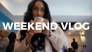 Weekend Vlog: Tea parties and events in Atl + dinner with my cast + my Sephora sale pickups