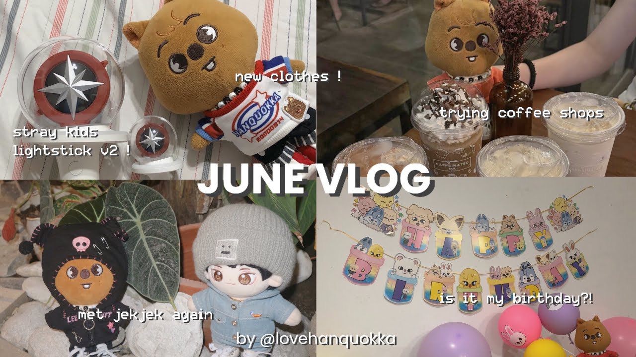 skzoo vlog 🥨: unboxing stray kids lightstick v2, new clothes, trying coffee shops, and more! 💭