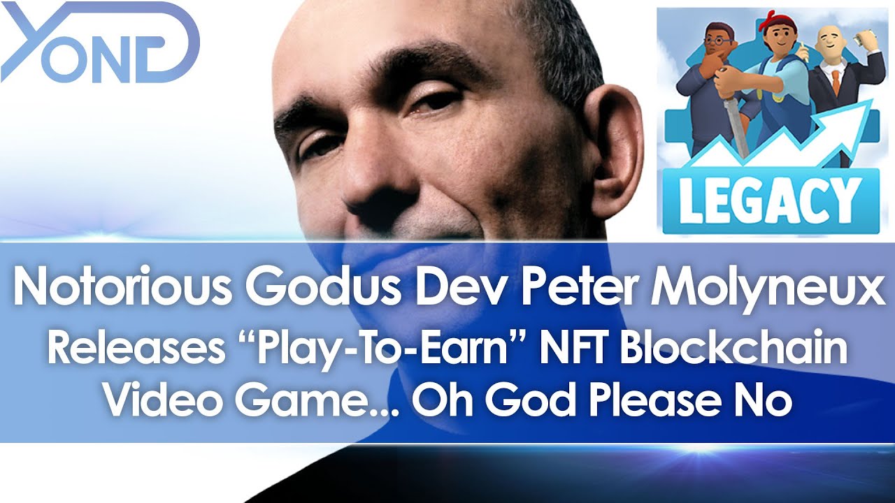 Godus Creator Peter Molyneux Releases "PlayToEarn" NFT Blockchain