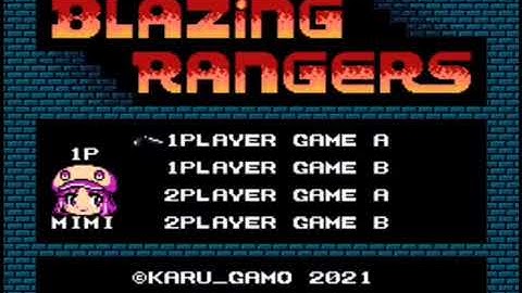Blazing Rangers (NES homebrew) - I did not make game