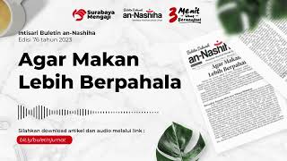 Audio Buletin Edisi 76 : Agar Makan Lebih Berpahala