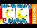 How to draw a banana  preschool