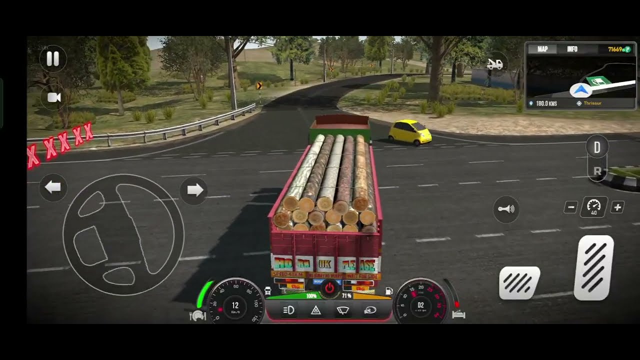 Indian truck similar game Aaj truck Mein Lakadi load Karke Le Gaya 