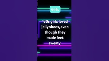 Thumbnail of Jelly Shoes: The Fashionable, Funky Footwear of '80s Girls! 🥿🌈 #80s #shortsvideo #didyouknow #funny