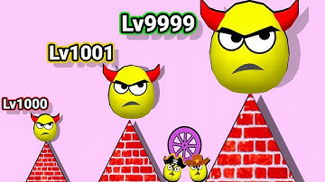 Satisfying mobile games play - 9999 Draw To Smash vs Hide Ball | Mix Gameplay u0026 Run #0081