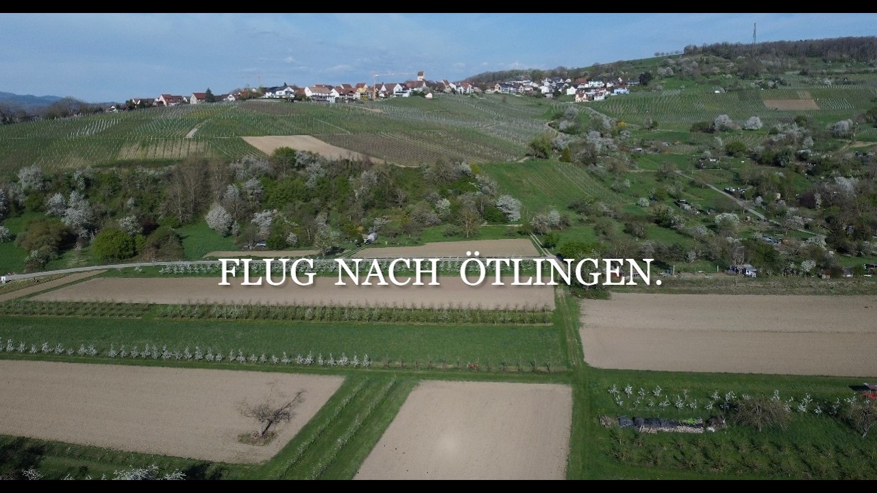 Lörrach - Weil am Rhein - Start bei Haltingen Flug Ötlingen