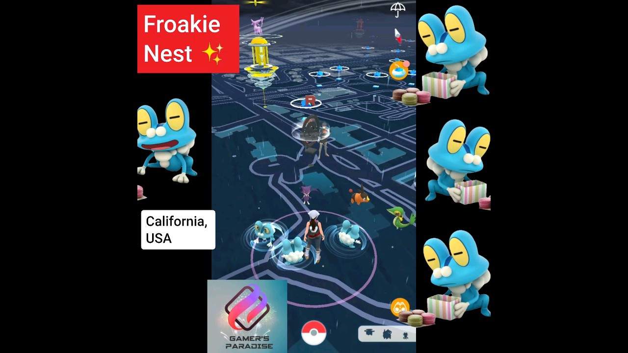 Froakie Nest in Pokemon Go 
