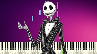 The Nightmare Before Christmas This Is Halloween Piano Ttutorial Youtube - this is halloween roblox piano