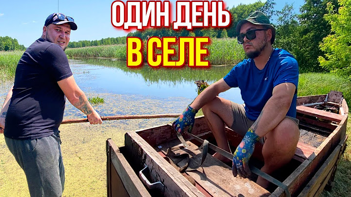 ПРОВЕЛИ ОДИН ДЕНЬ в СЕЛЕ / СПУСТИЛИ ЛОДКУ на ВОДУ / РЫБАЛКА на ПАПЛОВОК / ПОЧИСТИЛИ / КОСИМ ТРАВУ