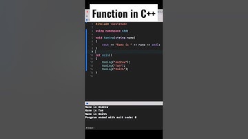 Basic declaration of #function in #c++ 🕵️‍♂️/ #programming