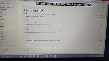 NPTEL SOFT SKILLS ASSIGNMENT--10