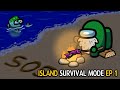 어몽어스 무인도 생존게임모드 EP1 | Among us animation Island Survival mode EP1