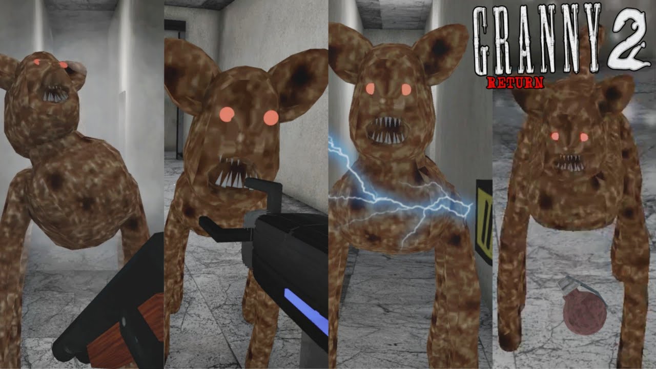 Using All Weapons on Granny Pet Dog in Granny 2 Return Public Gameplay