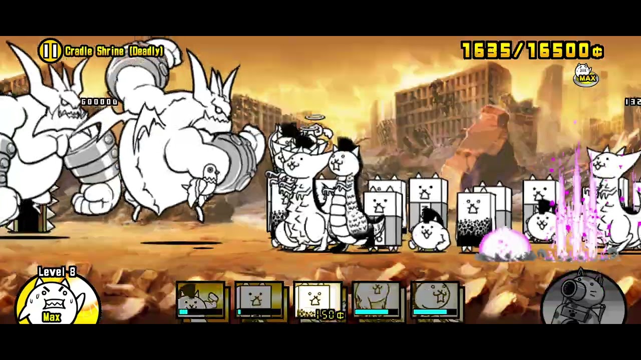 The Battle Cats Sky Cradle Cradle Shrine (Deadly) YouTube