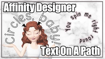 Circular and Path Text in Affinity Designer