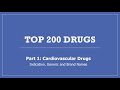 Top 200 drugs  part 1 cardiovascular drugs