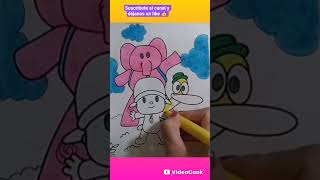 Pocoyo Friends Coloring Fun Cartoon Coloring For Kids
