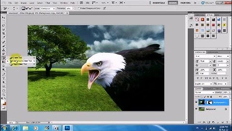 Adobe Photoshop CS5 Tutorial: How To Change  The Background 2