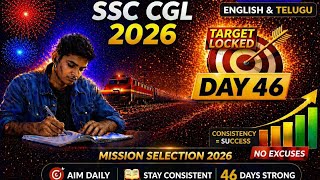 DAY-46 TARGET SSC CGL 2026 #ssc #ssccgl #sscgd #sscchsl #sscmts #ssccpo#cgl #cpo #chsl #gd #job#exam