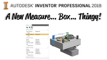 The new measure tool | Autodesk Inventor