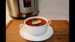 Instant Pot Pressure Cooking Chorizo and Mixed Bean Soup