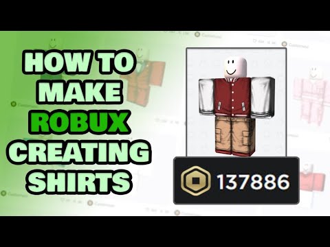 How To Create/Make Shirts Easily On Roblox ! - YouTube