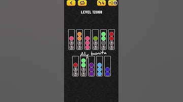 Ball sort puzzle level 12068 #gaming #games #gameplay