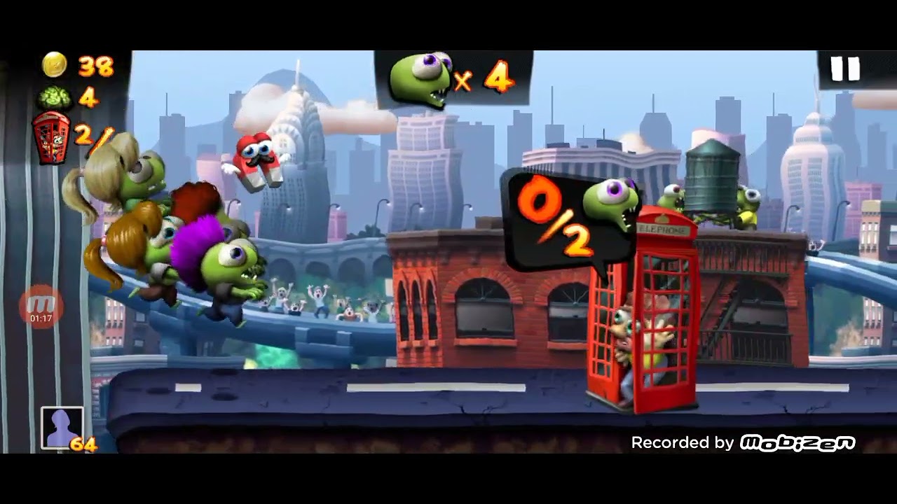 Zombi tsunami oynuyorum