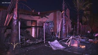 Explosion reported at house fire in Sacramento County
