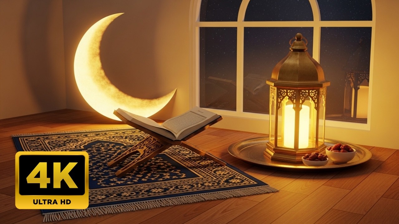 Ramadan Ambience 4K 🌙 Luxurious Islamic Background Music | أجواء رمضان