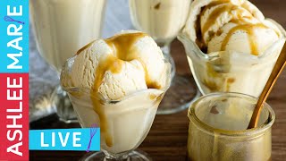 Butterbeer Ice Cream Recipe 2 ways - custard based and quick soft serve.