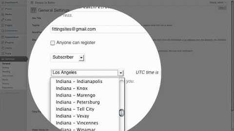 WordPress Start-to-Finish:  Part 2 - General WordPress Settings