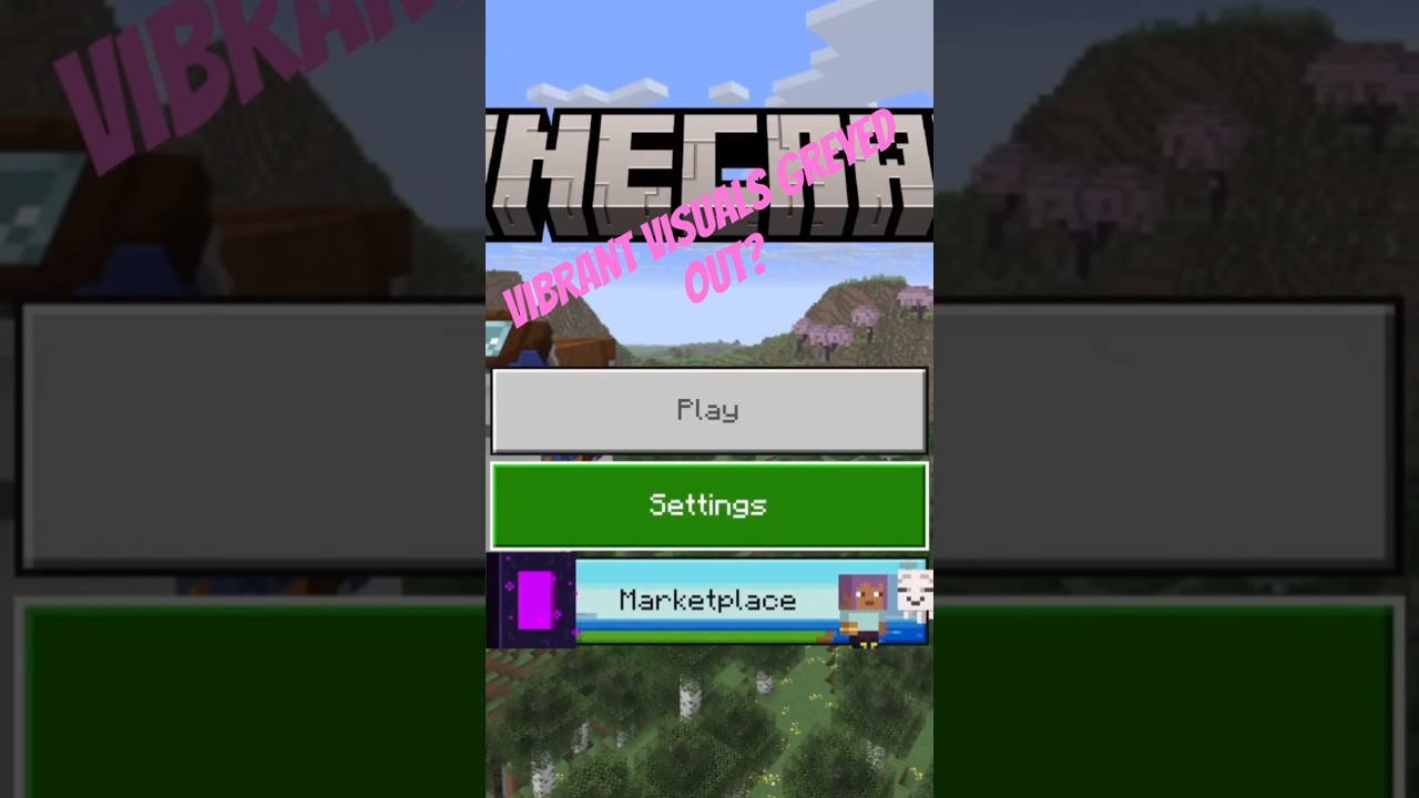 Greyed Out Vibrant Visuals?