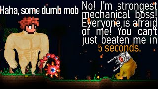 Boss fight in a Nutshell (Terraria guide: how to beat Destroyer)
