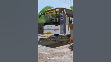Scania malayalam sleeper bus in speed breaker🤯🛣#shorts #ets2 #gaming
