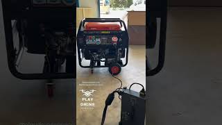 Stelvio-S 18 kW drone generator in the middle of the battery charging process