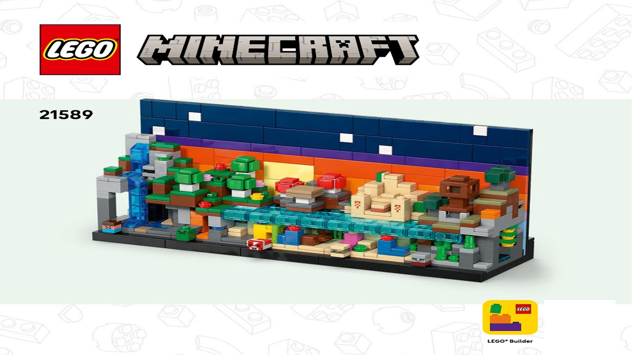 Minecraft - Mini Biomes - Microscale LEGO instructions