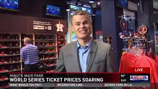 World Series ticket prices are soaring
