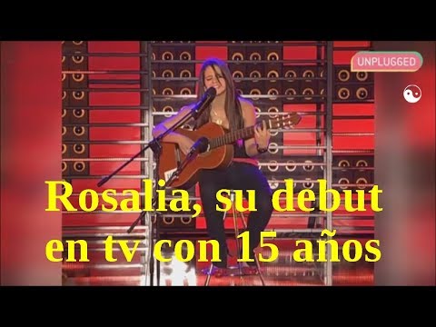 Asi empezó Rosalia | Su debut en Televisión | Sus comienzos artisticos