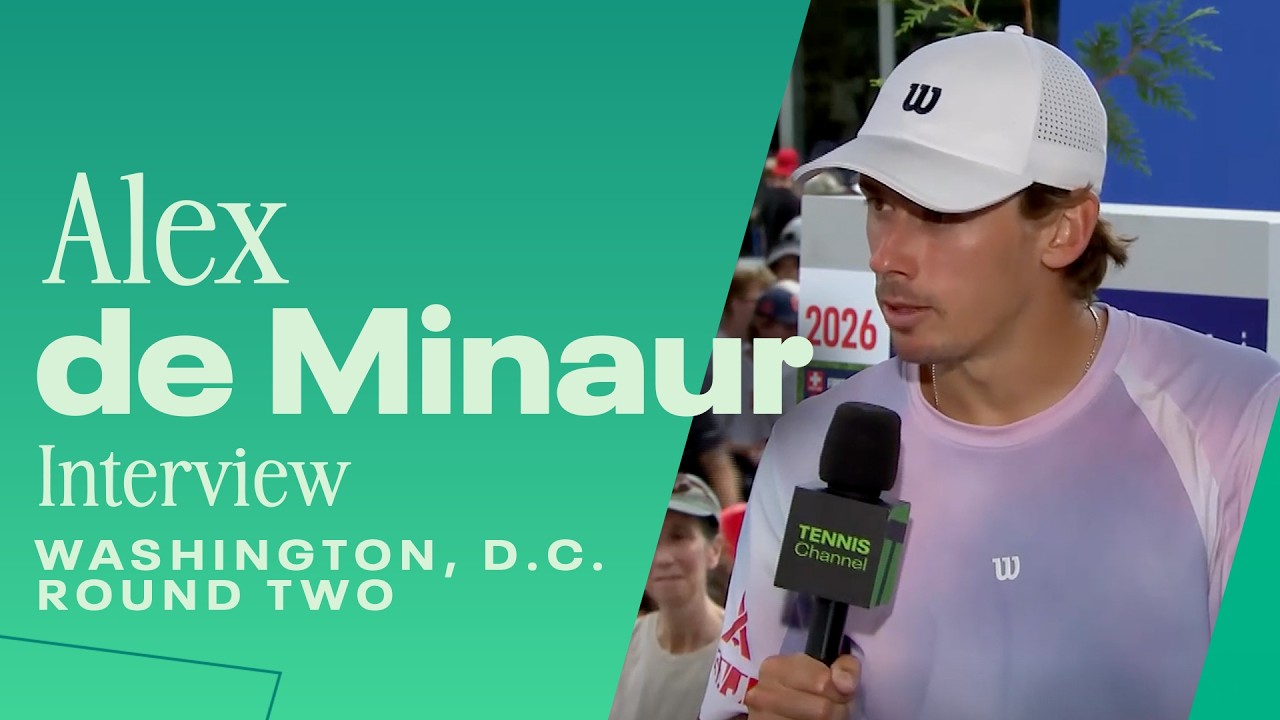 Alex de Minaur shares special embrace with Cruz Hewitt after win | 2026 Washington D.C.