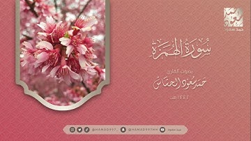 سورة الهمزة بصوت || حمد سعود الحشاش