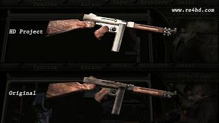 resident evil 4 HD project - Examine view Weapon and Item