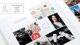 2017 Book of Memories using the Scrapbook Your Year method screenshot 5